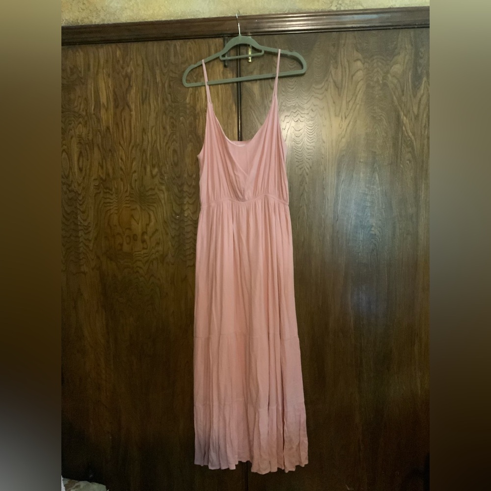 CBRAND Chic Peach Maxi Sundress